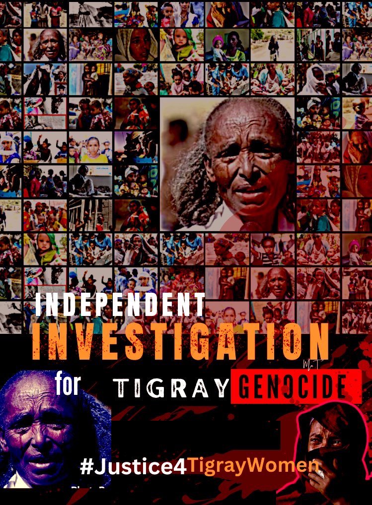 @NatsnetTigrey @EU_Commission @SecBlinken @MFATurkey @SpainMFA @ItalyMFA @CzechMFA EU-US ,We DEMAND Independent international investigation . 🇪🇹 n & 🇪🇷 n troops & Amhara militia have intentionally targeted women & children in #Tigray. End #TigrayGenocide #Justice4Tigray  @EU_Commission  @SecBlinken @MFATurkey @SpainMFA @ItalyMFA @Galtgri13