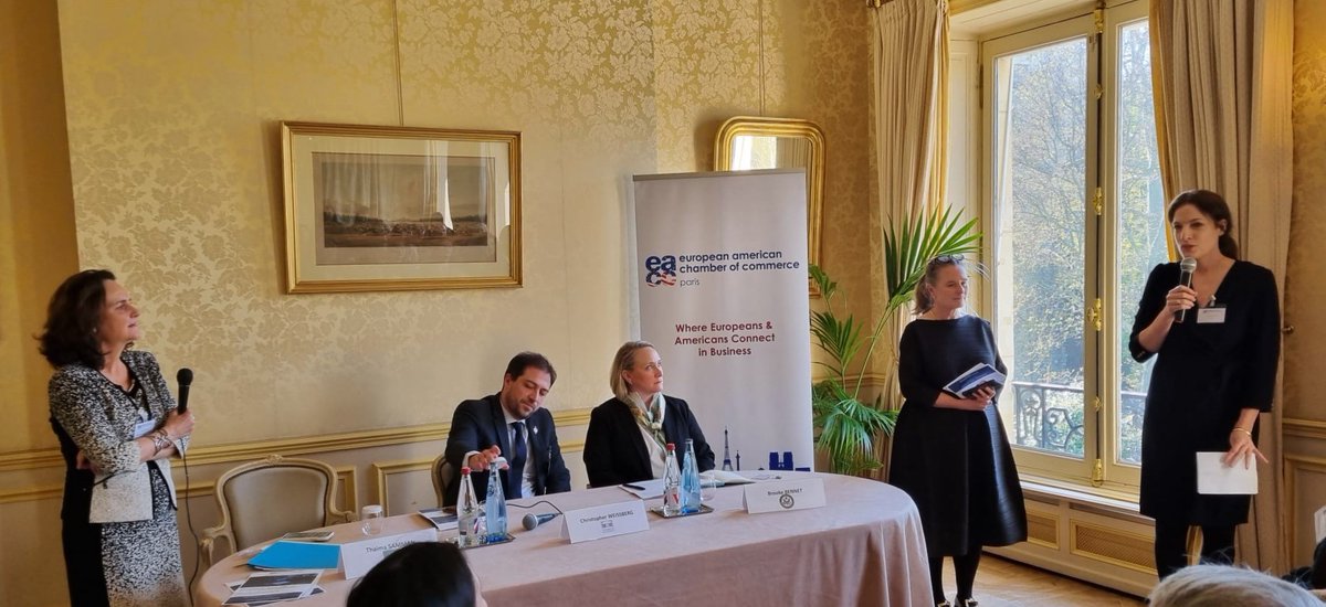 CabinetSamman's tweet photo. #GlobalWin2023
A thought-provoking talk on shaping long term 🇫🇷-🇺🇸 relationships with MP @cjweissberg #BrookeBennet Chief of Staff @RepFrenchHill @ThaimaSamman, organized by @prewittk @EaccParis within the Cercle de l’Union interallié premises.
Thx for your presence MP @FZ_Cestas https://t.co/cjFlaYA3x9