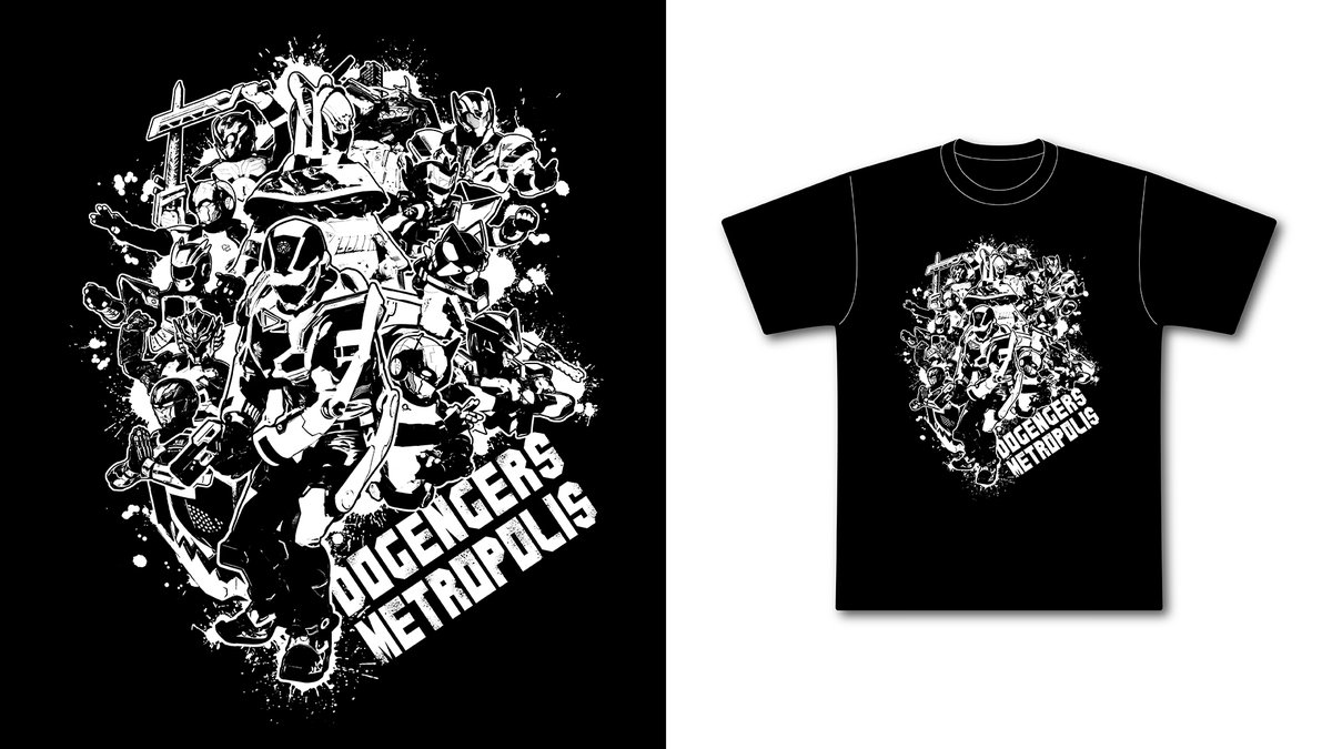 ドゲンジャーズメトロポリス「Tシャツ」「ジップパーカー」【デザイン】担当させていただきました。よろしくお願いいたします。

#ドゲンジャーズ
#ドゲポリ 