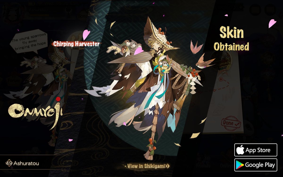 medhiev's tweet photo. #Onmyoji# I got a brand new rare skin! Check it out and try your luck! https://t.co/7JR2vzVJUX