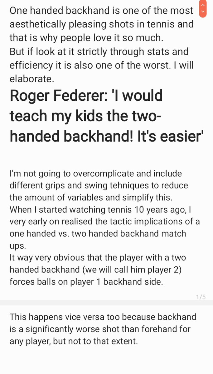 tennisbettinggo's tweet image. One handed backhand - Discussion / Thread

I will be doing these threads occssionally for us to discuss and learn about the game of tennis a bit more in depth.
This is one of my most passionate takes.

Feel free to discuss!

#tennis #backhand #Discussion