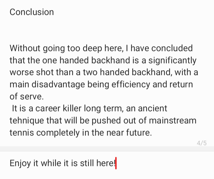 tennisbettinggo's tweet image. One handed backhand - Discussion / Thread

I will be doing these threads occssionally for us to discuss and learn about the game of tennis a bit more in depth.
This is one of my most passionate takes.

Feel free to discuss!

#tennis #backhand #Discussion