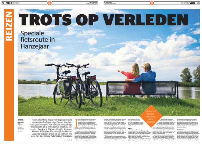 MarketingOost's tweet image. 𝗛𝗮𝗻𝘇𝗲𝘀𝘁𝗲𝗱𝗲𝗻 𝗶𝗻 𝗧𝗲𝗹𝗲𝗴𝗿𝗮𝗮𝗳 𝗙𝗶𝗲𝘁𝘀𝘀𝗽𝗲𝗰𝗶𝗮𝗹 I Reportage  @Hanzesteden fietsroute @ZutphenPromotie en @DeventerCM afgelopen zaterdag. Mooie combi natuur met cultuurhistorie opening Hanzejaar.