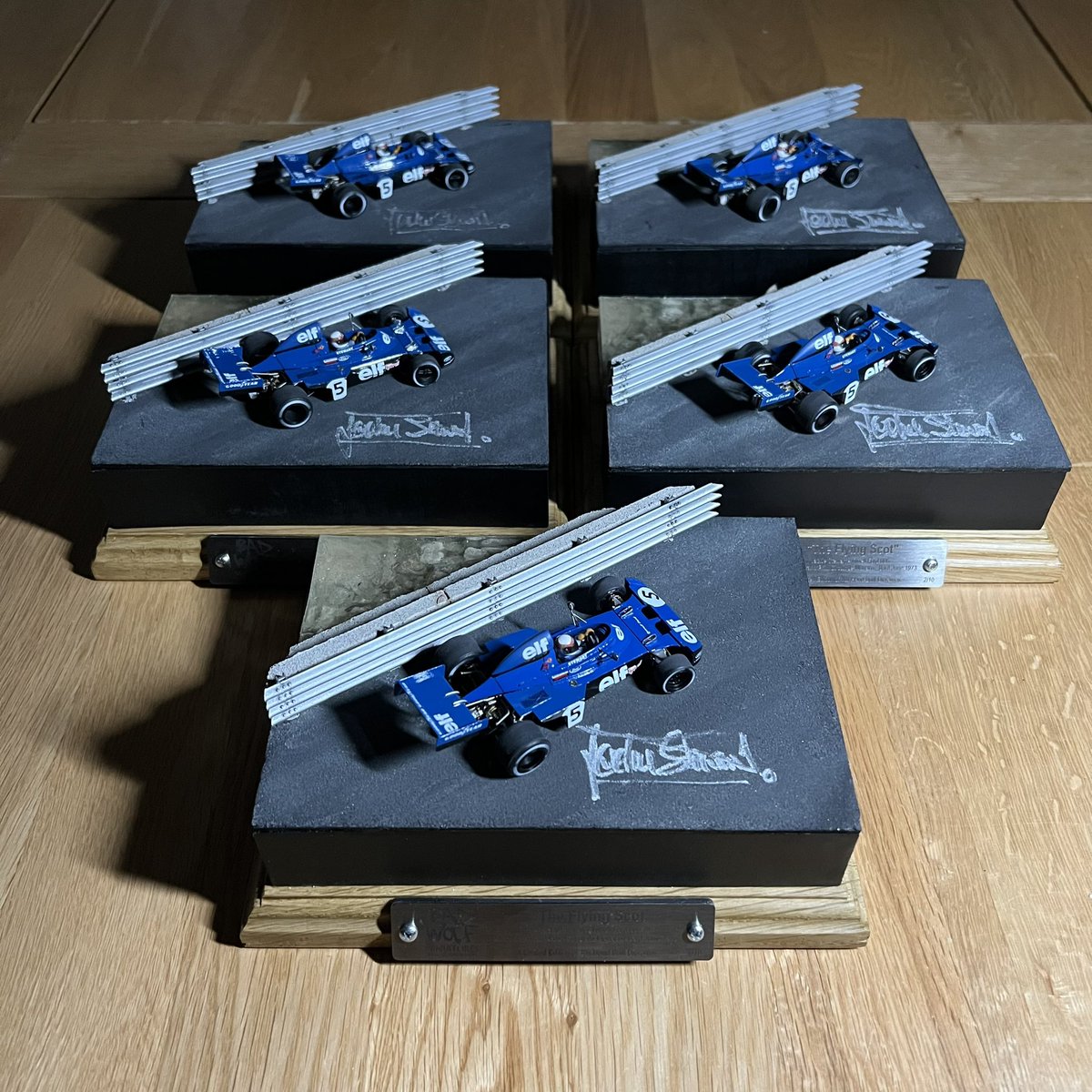 badwolfminif1's tweet photo. Celebrate the 50th anniversary of Sir Jackie Stewart’s 3rd World Championship with this 1/43 diorama of him in the Tyrell Ford 006 - in support of Race Against Dementia @racingdementia - ONLY TWO LEFT #f1 #tyrrell #f1models #diorama
https://t.co/JSr3SzUxZu https://t.co/8iEaANneFx