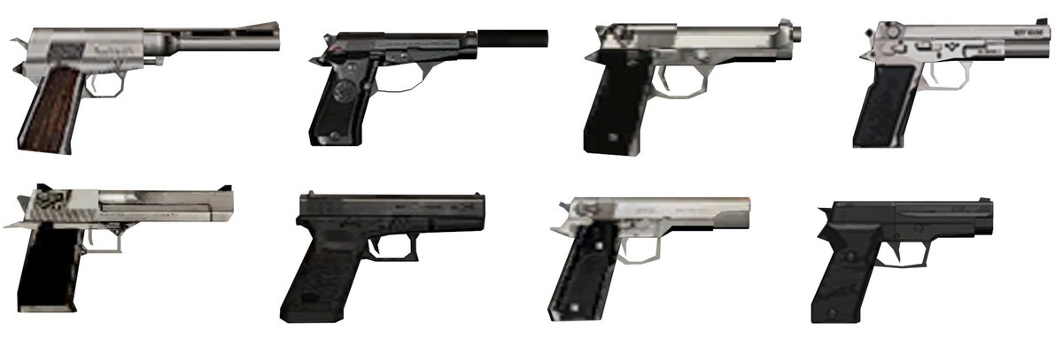 Sling753's tweet photo. Hey, here's some updates:
- I remade the Bren Ten, I wasn't happy with the first version, and because of that, I updated the pistols pack that I want to release for VC
- I also added the SIG Sauer P220
- And I made a Double Barreled Shotgun, with a Sawed-off version https://t.co/YePNLolrKg