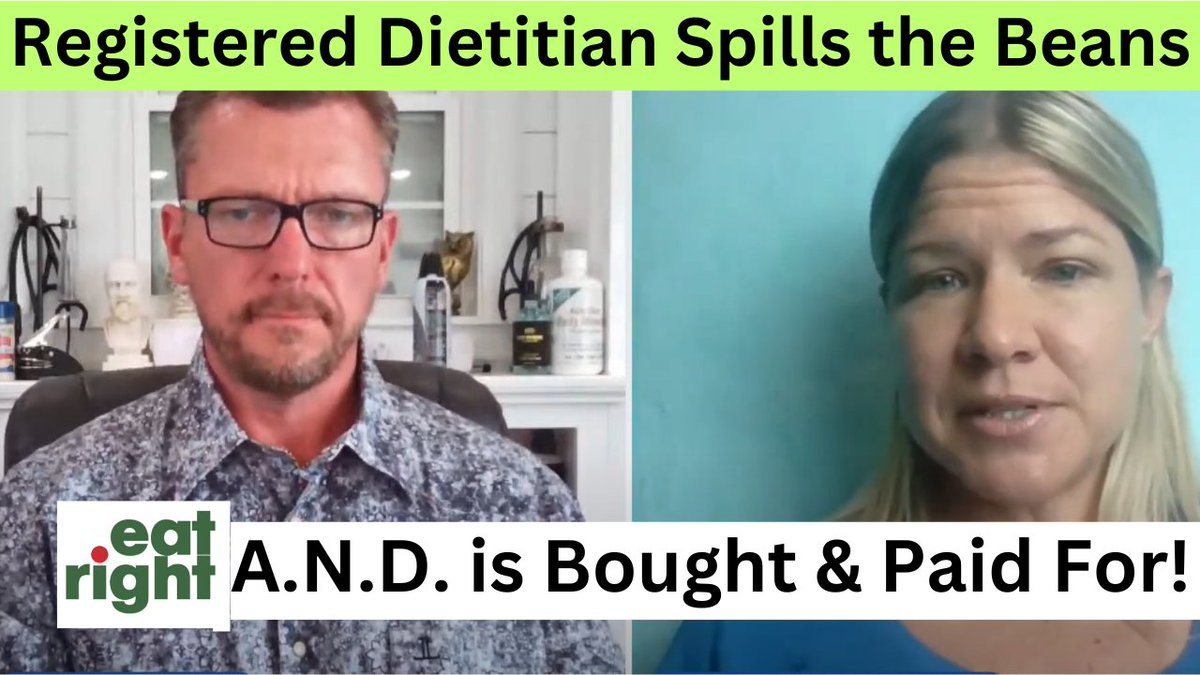 Registered Dietitian pulls back the industry curtain! 
Watch: youtube.com/live/ut7lZP3QH…
#eatrightpro #rdchat