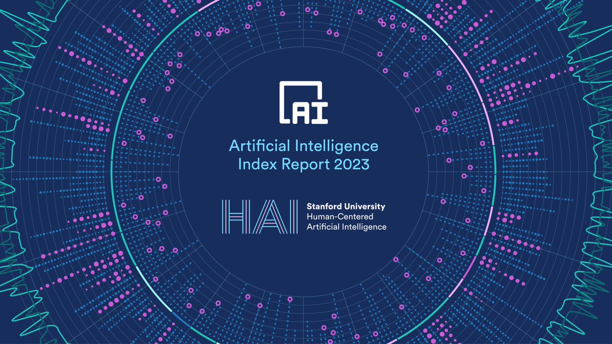 Stanford AI Index Report 2023 - Artificial Intelligence Index - Measuring trends in Artificial Intelligence aiindex.stanford.edu/report/ 

#AI #Tech #Standford #data #ArtificialIntelligence #privacy #trends