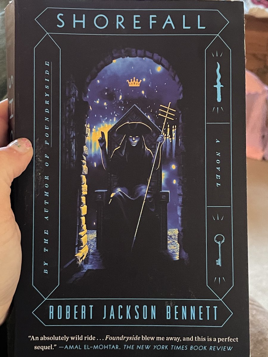 SaraNature1980's tweet photo. I’m starting the second book in the Foundryside trilogy.
#fantasy #foundryside #books #reading #bennett https://t.co/T9EdueCaws