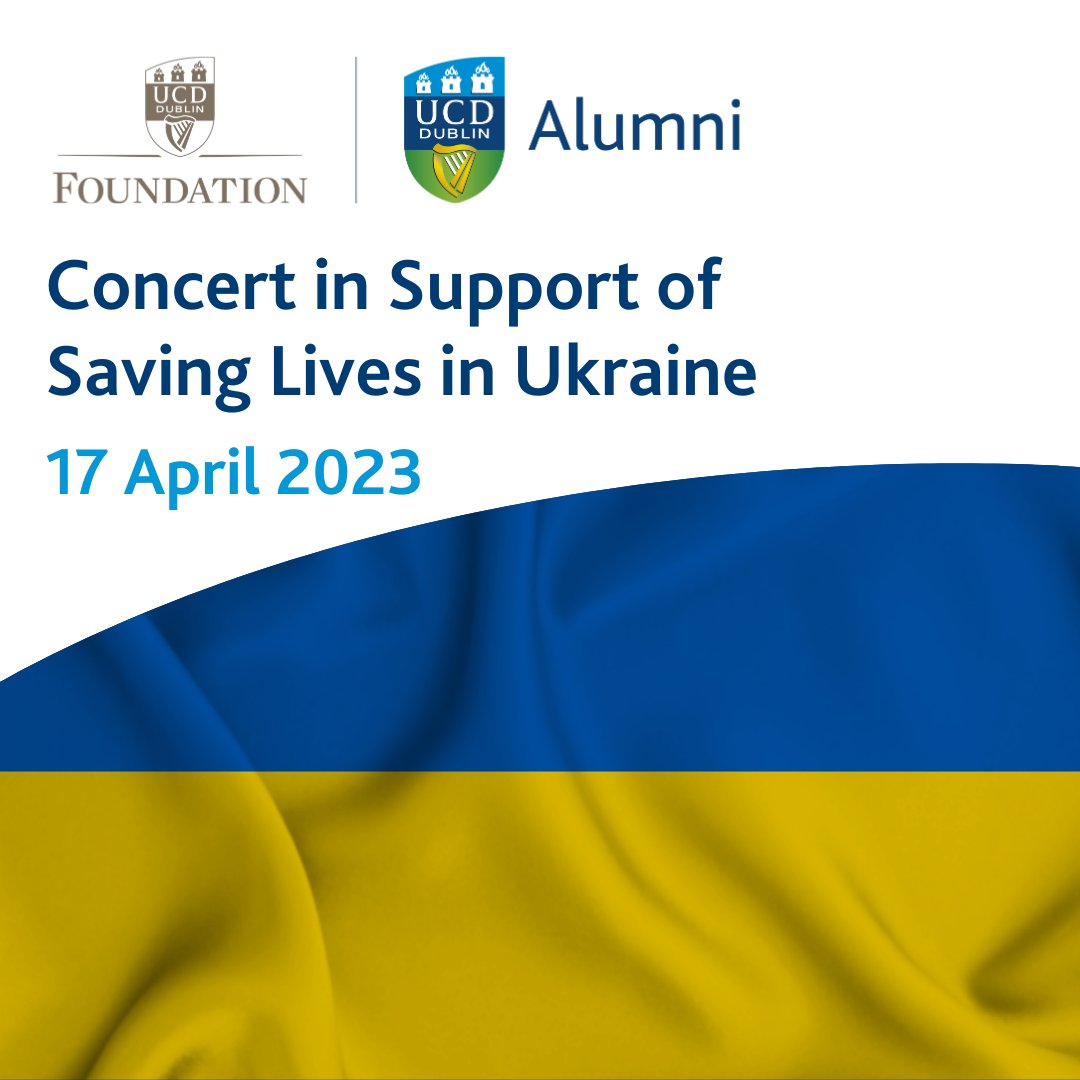 UCD ALUMNI (@ucdalumni) on Twitter photo Did you know that UCD is currently saving lives in Ukraine?
The <a href="/ucdchoir/">UCD Community Choir</a> are holding a concert to raise funds to send much needed medical support to Ukraine so more lives can be saved.
📆 17 April, 7pm
📌 O'Reilly Hall
Buy your ticket(s) or donate 👇 ucd.ie/engage/engagem… Did you know that UCD is currently saving lives in Ukraine?
The <a href="/ucdchoir/">UCD Community Choir</a> are holding a concert to raise funds to send much needed medical support to Ukraine so more lives can be saved.
📆 17 April, 7pm
📌 O'Reilly Hall
Buy your ticket(s) or donate 👇 ucd.ie/engage/engagem…
