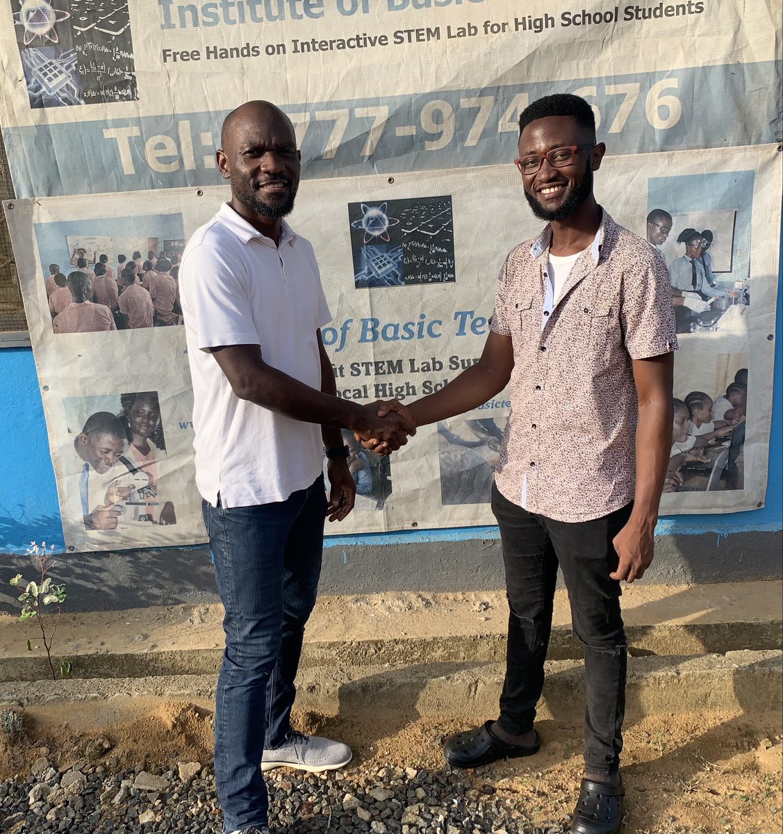 It was great catching up with <a href="/tarlee_nuahn/">Tarlee Nuahn</a>  who's doing a brilliant work of transforming the classroom and teaching style of educators in Liberia!