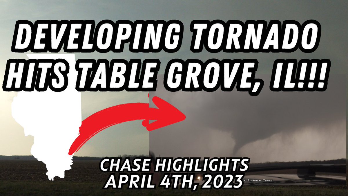 Tornado_Steejo's tweet photo. Link: https://t.co/BMk0EwFlW5
CHASE HIGHLIGHTS from yesterday's INTENSE CHASE following the behemoth supercell near #TableGrove to Lewistown, IL. Several #Tornadoes, baseball-sized #hail, and glorious #storm views...This chase had it all!! #ilwx https://t.co/s9f71BJqAP