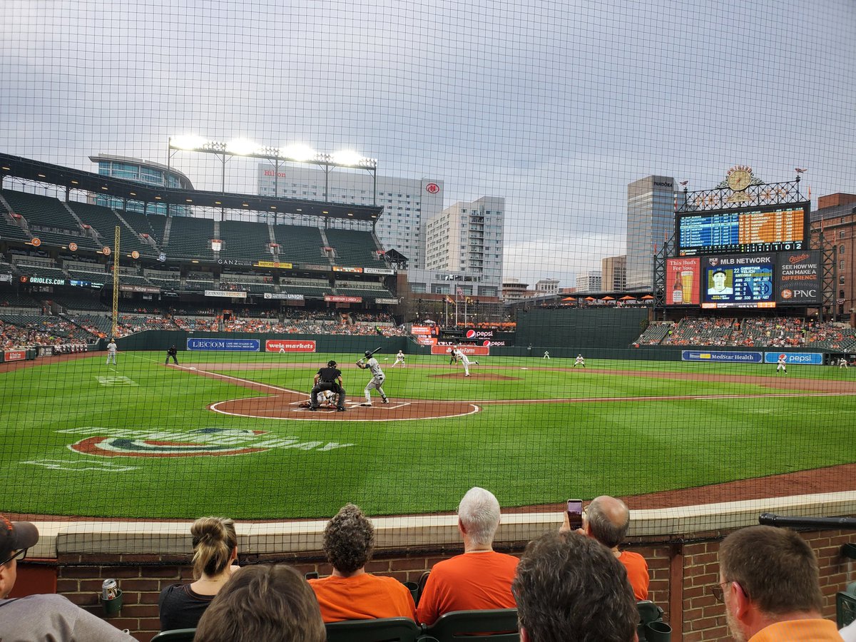 OriolesFansSay's tweet photo. I have two extra tickets to Saturday night's game vs Yankees, 5 rows behind home plate - sample view below ⬇️

RT and follow me, will randomly pick a winner around 11:15am!! https://t.co/MFVXVTzwbx