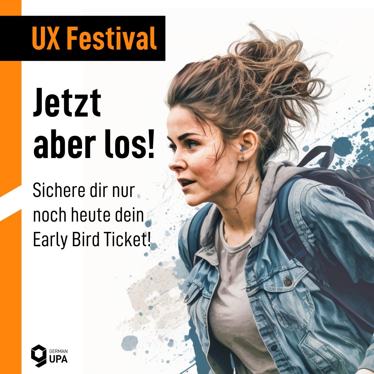 NUR NOCH HEUTE!!!
germanupa.de/veranstaltunge…

Sichere dir nur noch heutE dein Early Bird Ticket für unser UX Festival. 
Es erwarten dich zahlreiche Vorträge/Workshops/Tutorials/Panels, sowie BarCamp Sessions und ein umfangreiches Rahmenprogramm!

#ux #usability #event #festival
