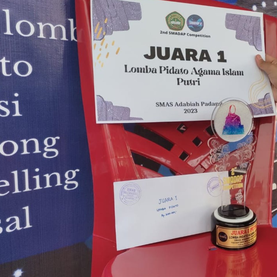 SMPNegeri5padang (@smpn5padang) on Twitter photo Selamat kepada Resa Tami Anugerah meraih Juara 1 Lomba Pidato Agama (Putri) tingkat SMP/MTs se-kota Padang yang diadakan oleh SMA Adabiah Padang.
.
.
.
.
.
π 23 Februari 2023 Selamat kepada Resa Tami Anugerah meraih Juara 1 Lomba Pidato Agama (Putri) tingkat SMP/MTs se-kota Padang yang diadakan oleh SMA Adabiah Padang.
.
.
.
.
.
π 23 Februari 2023