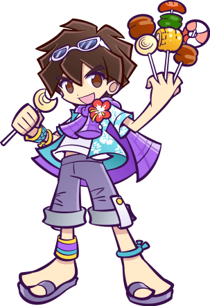 HourlyPuyo's tweet photo. vacation lagnus - puyo puyo quest https://t.co/iMRuiDCnqA