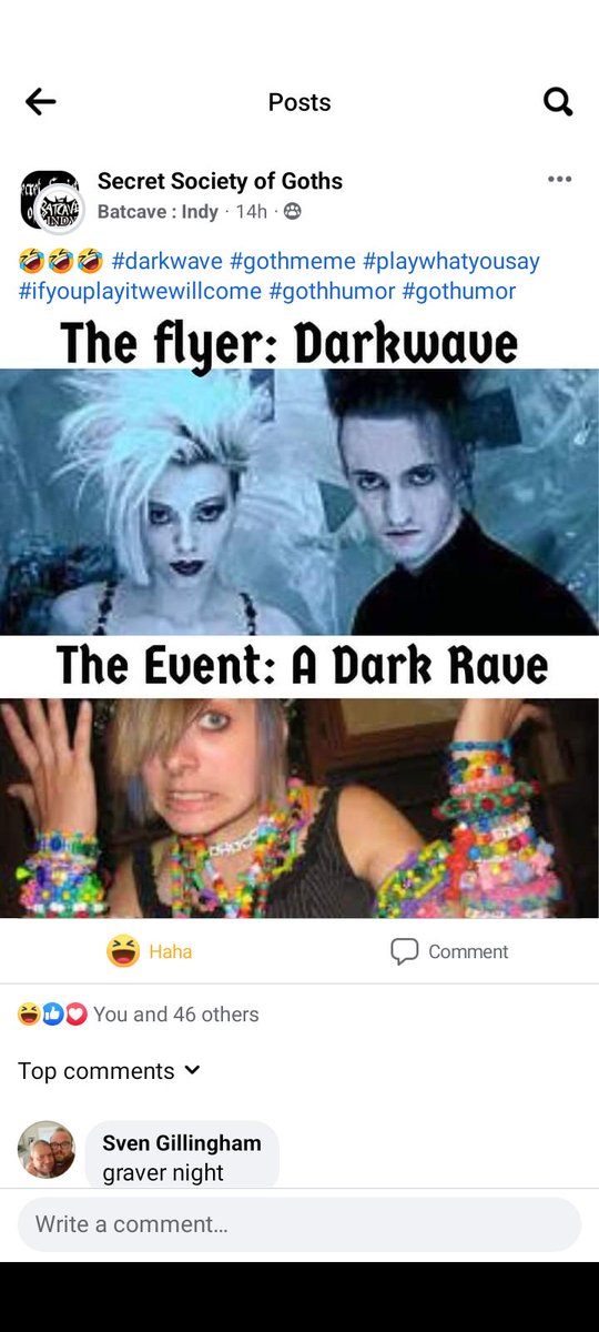 ghastlycrumb_dj's tweet photo. Good Mourningβπͺ¦β°οΈππΈοΈπ¦Imagine being so thin skinned that you get nasty over a humor meme that didn't name anyone...π€ #darkwave #playwhatyousay #gothmeme #gothhumor #gothumor #noapologies https://t.co/QOBq5ZMMKx