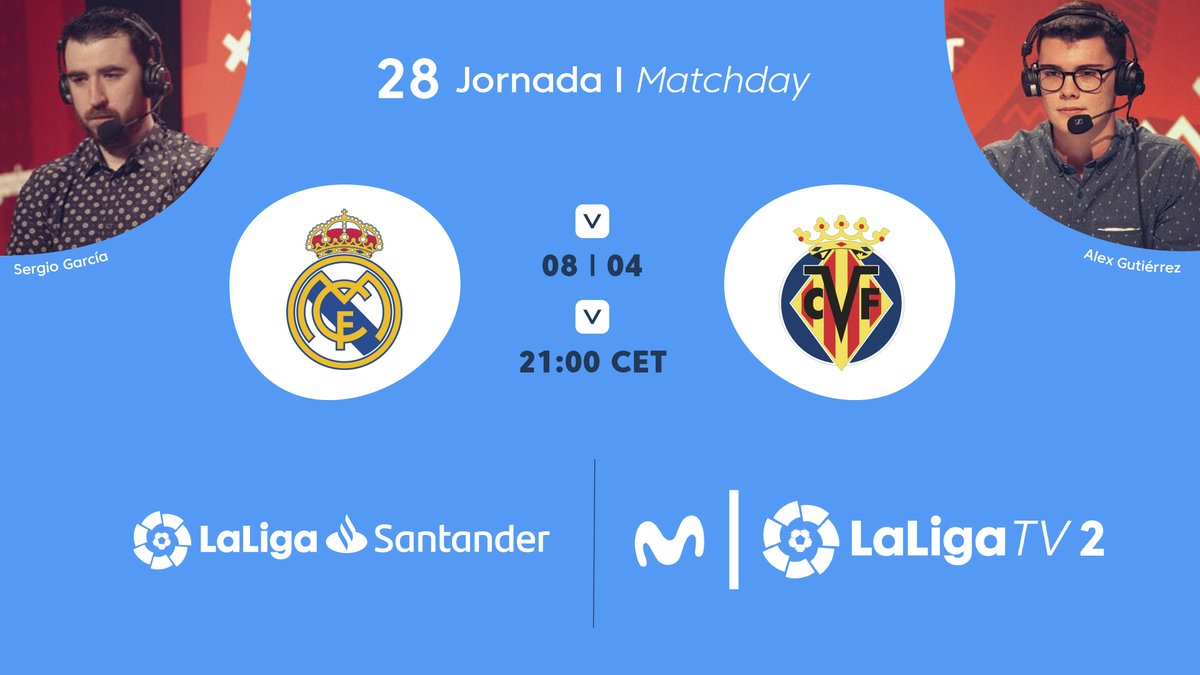 ⚽๐ #RealMadridVillarreal
๐ @sergiog0tt y @AlexGutNav
⚽๐ #RayoAtleti
๐…