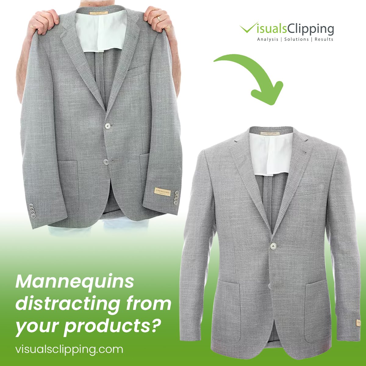 visualsclipping's tweet photo. Say goodbye to distracting mannequins and hello to product focus with our ghost mannequin service. Your customers will appreciate the clear view of your products.
Want your products to stand out? Let us enhance your images at https://t.co/DSXGoHYqxE

#VisualsClipping #USA https://t.co/wvR9MSC4S8