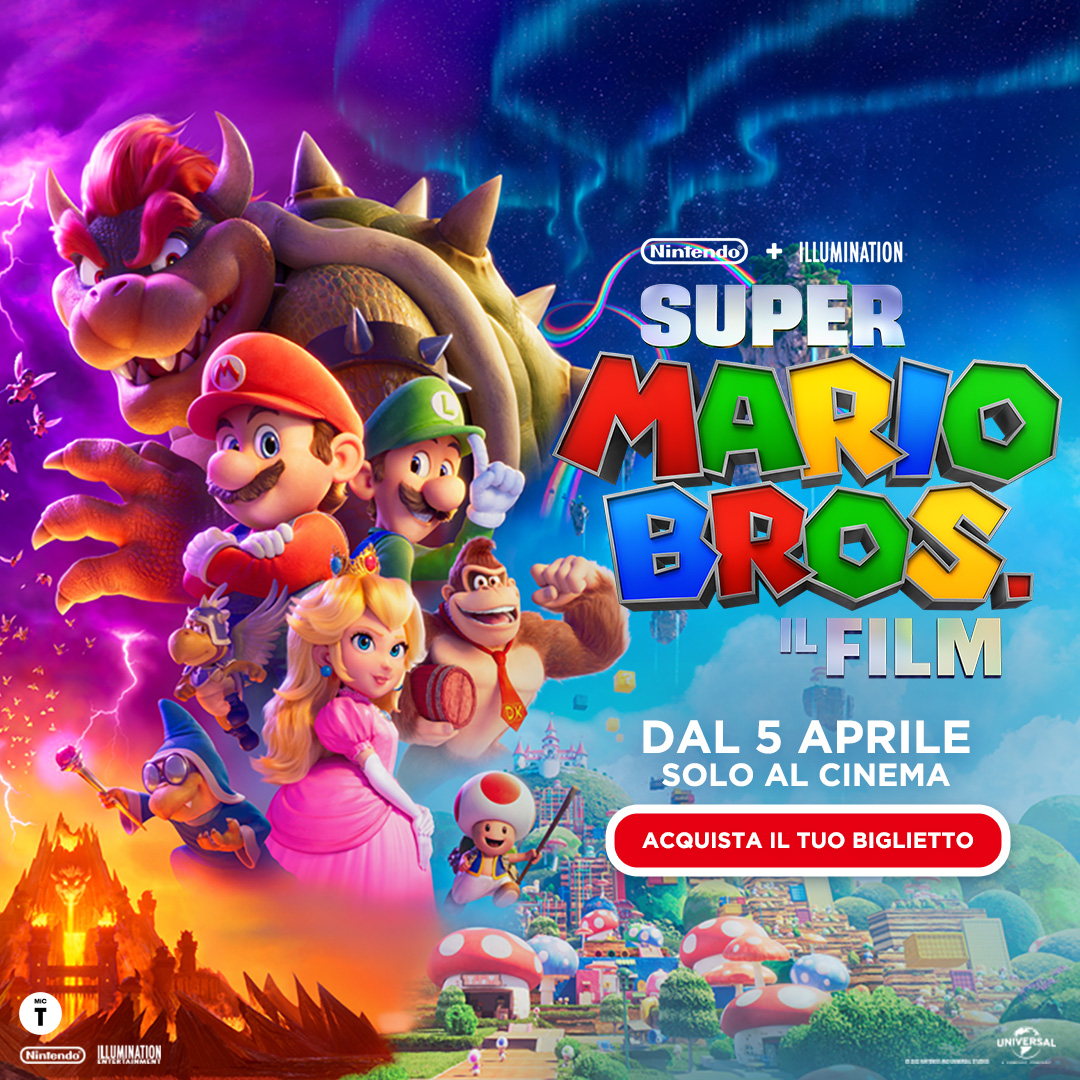 Oggi è il grande giorno, #SuperMarioBrosIlFilm arriva al cinema! 🍄Tenetevi forte. 🌈#cinemaplinius 🎟 link in bio