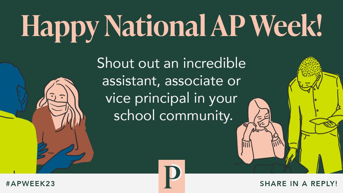PrincipalProj's tweet image. It’s National Assistant Principals Week! Shine a light on your stellar partners in leadership with a shoutout below! #APWeek23