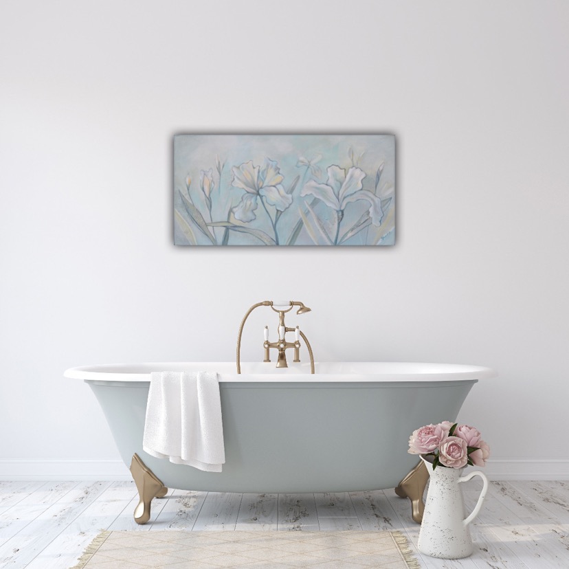 Find Your Perfect Fit Part 2👍 - There are no strict rules about wall height and width when hanging art, but there are some general guidelines that can be helpful to consider .... for more: mailchi.mp/f051345cae78/p…

Pictured:  "Field of Whispers" - artofshadia.com