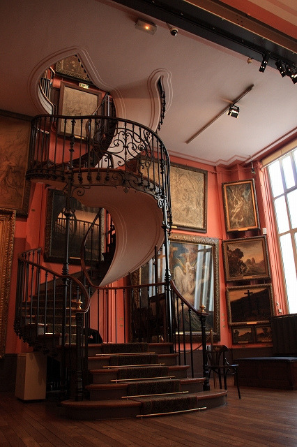 Spiral Staircase, Paris, France #SpiralStaircase #Paris #France mariechase.com