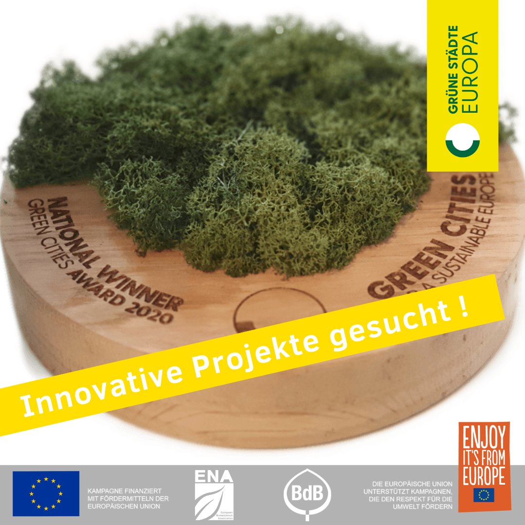 GreenCitiesDE's tweet photo. Mit dem European Green Cities Award wird ein europäisches Projekt ausgezeichnet, das den positiven Einfluss von Stadtgrün hervorragend umgesetzt hat. Bewerbungen bis zum 2. Juni 
Weitere Infos: https://t.co/0NOrSFLBnv
#EuAgriPromo #europe #greencities #award #nachhaltigkeit https://t.co/ZoOiERUJJW