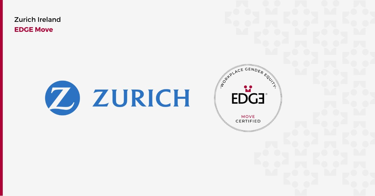 EDGE_CERT's tweet photo. Zurich Ireland reaches EDGE Move Certification.
@Zurich_Irl #EDGEMove #EDGECertification #GenderEquity #WorkplaceEquity #GenderPayEquity #DEICertification #DEI @EDGE_Empower https://t.co/fxkcfy6Rvx