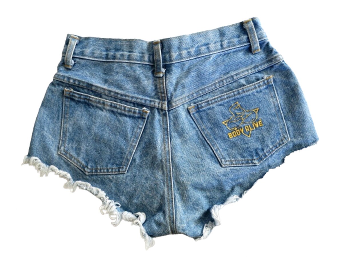Retro 80s Denim Short Shorts, Frayed Hem Shorts, Iconic Bay Watch Beach Shorts, Dungaree Fitness Model Shorts tuppu.net/dcce9697 #PinIt23 #EpiconEtsy #SMILEtt23 #SummerShorts