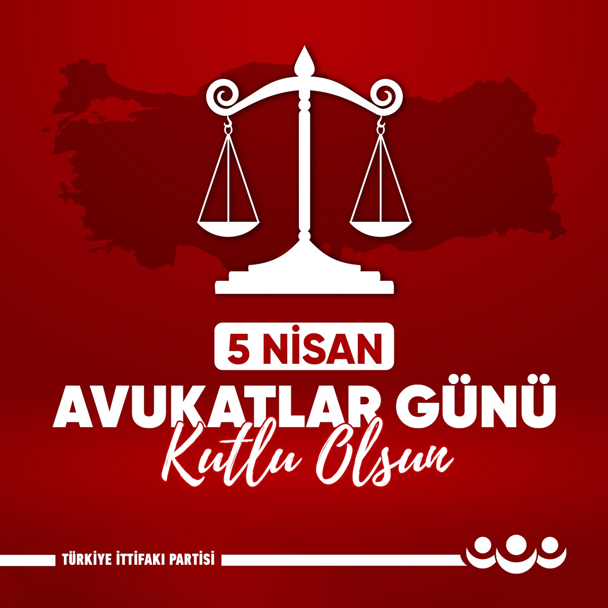 ittifakGundemi's tweet photo. Savunma hakkının teminatı avukatlık mesleğini icra eden, hem adaletten hem de vatanından, milletinden yana olan tüm avukatların #5NisanAvukatlarGünü kutlu olsun. https://t.co/ZwrpUR4PGT
