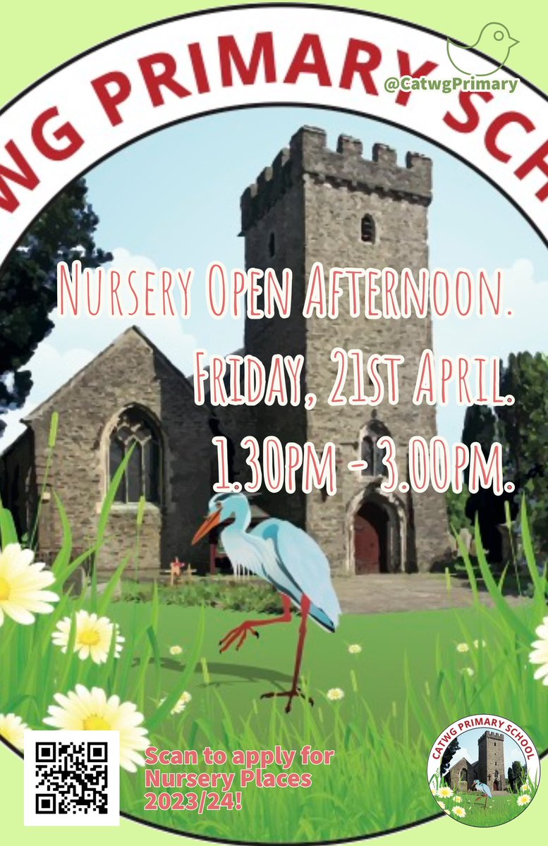 CatwgPrimary's tweet photo. Two weeks until our open afternoon for anyone who would like to come for a look around our Nursery provision! 🧸🪀🪁 https://t.co/G4oiLbb1tm