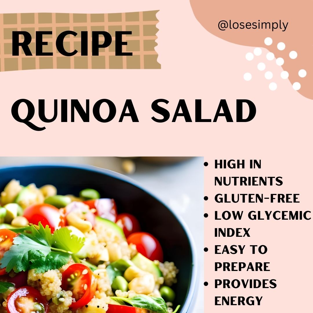 Healthy eating doesn't have to be bland or boring. This quinoa salad is bursting with flavor and packed with nutrients to fuel your body. Give your taste buds and your health a treat.
#HealthyEating  #CleanEating #NutritiousAndDelicious #QuinoaSalad 
(recipe on insta post).