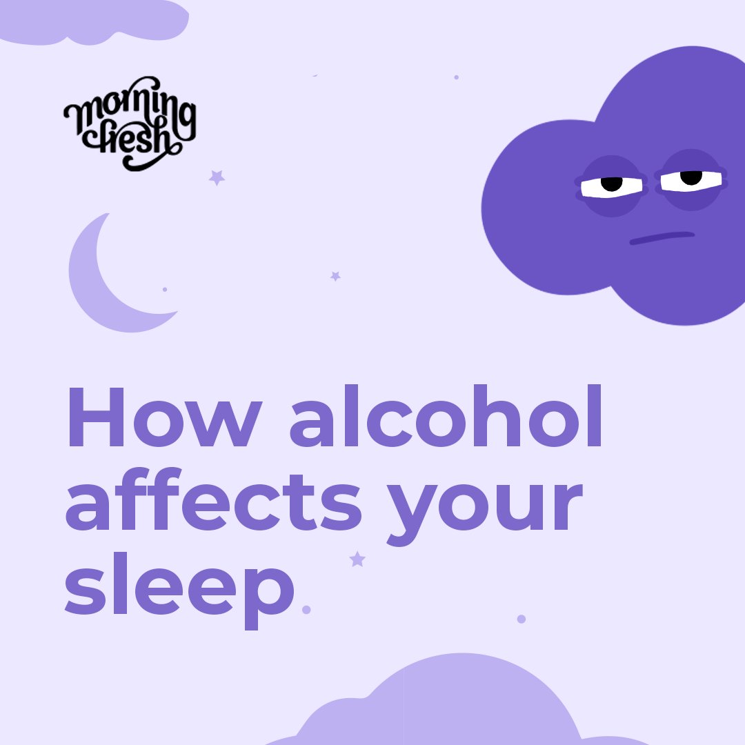 MorningFreshInd's tweet photo. Ever wonder why you wake up earlier than normal the night after you drink? 
Or maybe you're snoring more than usual? 
It's because alcohol affects our sleep in more ways than we know. 

#SleepWell #NoHangovers #SleepBetterWakeUpFresh
#morningfreshsleep https://t.co/ARWM16WQ9l