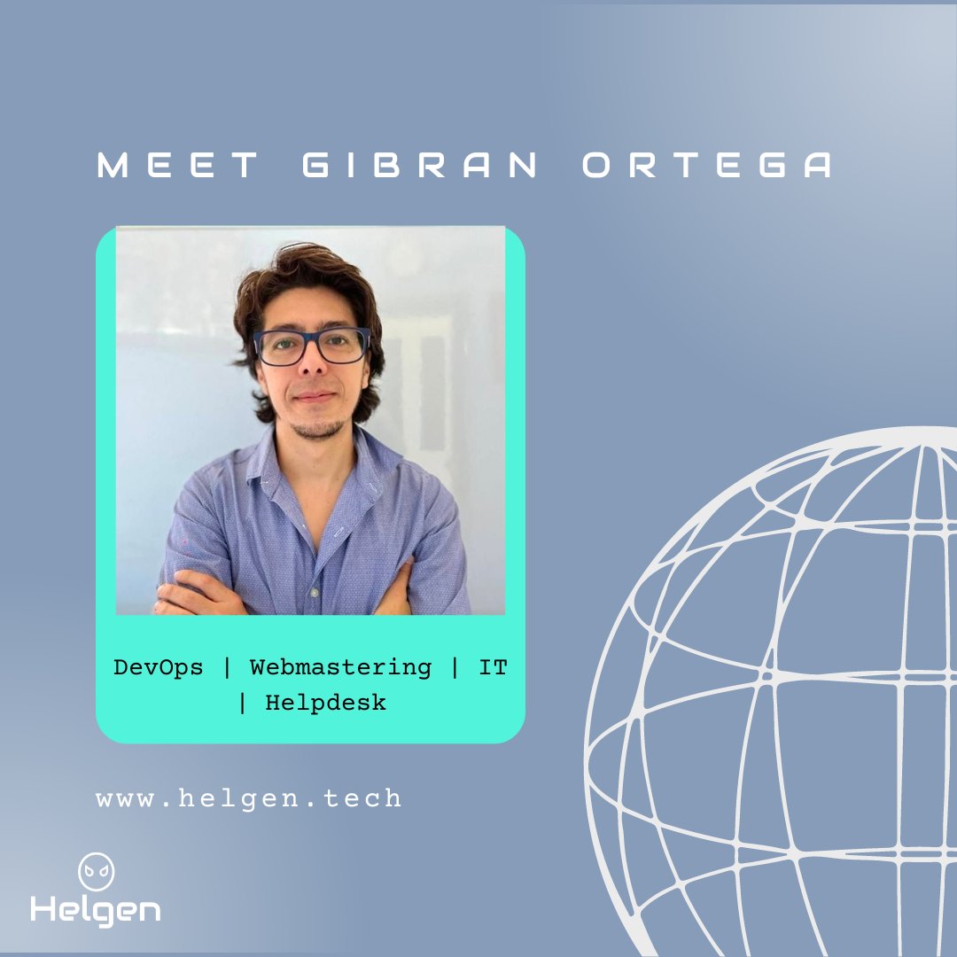 HelgenTech's tweet image. Say hello to Gibran Ortega, our multi talented DevOps expert! He&apos;s responsible for managing our technological infrastructure, providing IT support, and working on exciting Front End projects!! #helgentech #meettheteam #IT