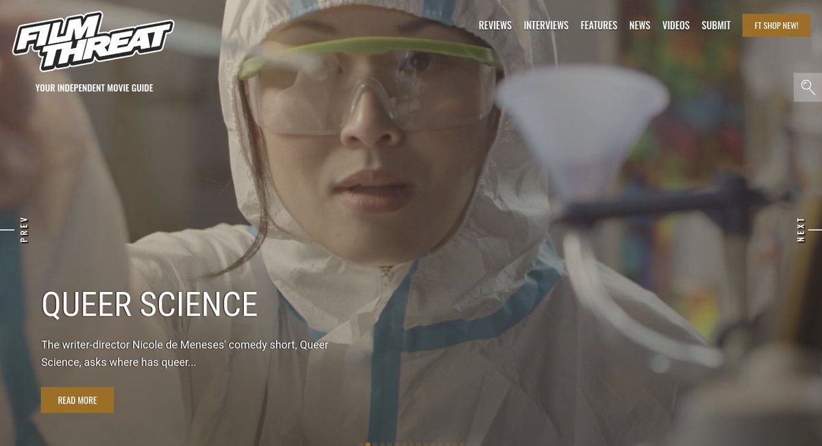 FilmThreat's tweet image. “Max is upset that Dani would rather experiment than take a quick vacation…” Alan Ng sees where Queer Science has taken us.
filmthreat.com/reviews/queer-… #SupportIndieFilm #QueerScience #Comedy #LGBTQIA