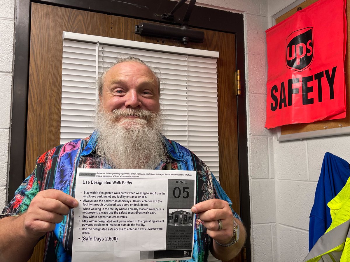 okc_preload's tweet photo. Good Wednesday #OKC #Preload James has your #PCM over Designated areas in & around the Hub Remember #UPS
✓Use designated walk paths
✓Pedestrian doors
✓Stay in designated break areas
#YardControl #LetsGetIt #TeamSafety https://t.co/gEKnffuDHi