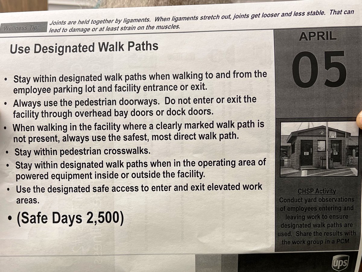 okc_preload's tweet photo. Good Wednesday #OKC #Preload James has your #PCM over Designated areas in & around the Hub Remember #UPS
✓Use designated walk paths
✓Pedestrian doors
✓Stay in designated break areas
#YardControl #LetsGetIt #TeamSafety https://t.co/gEKnffuDHi