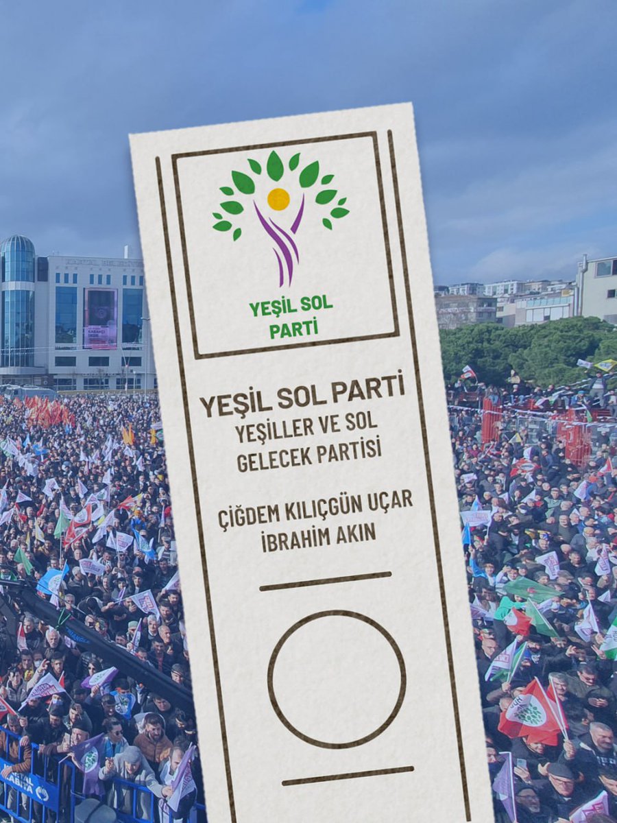 hdpdemirtas's tweet photo. Şimdi Yeşil Sol zamanı. İş zamanı, çalışma zamanı, başarma zamanı. Hepimize kolay gelsin.

3/3 https://t.co/3x1pxGC7zK