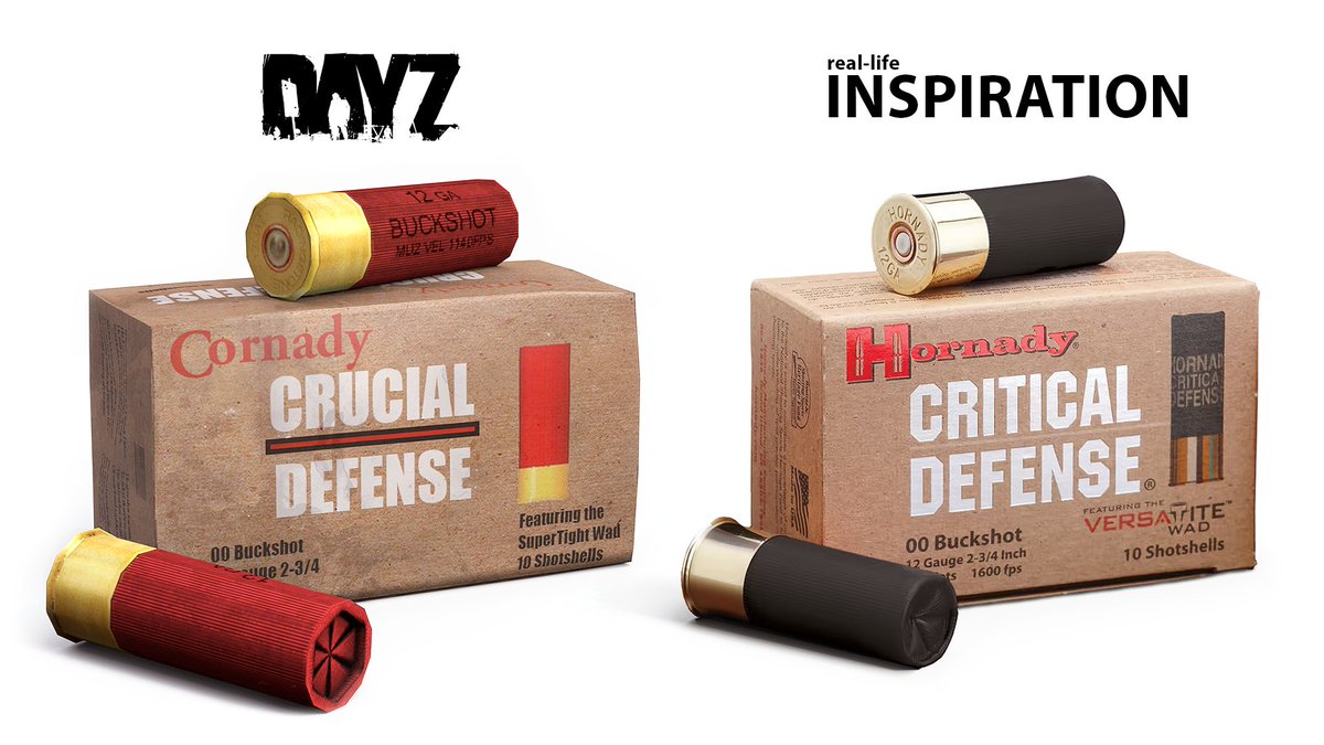 DayZ in-game shotgun ammo was inspired by American ammunition