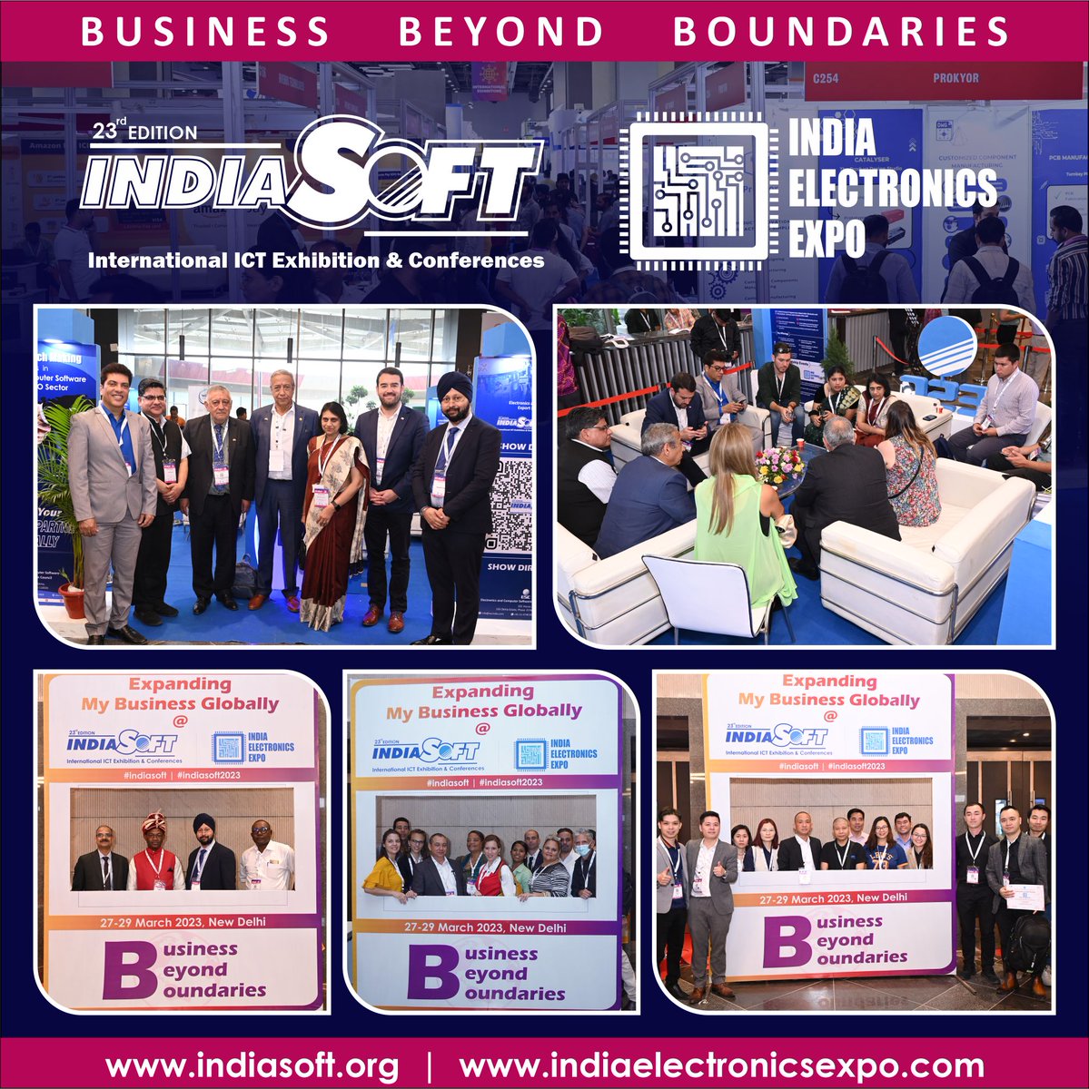 escnewdelhi's tweet photo. And we continue to update you on amazing edition of #Indiasoft2023 through some of the Clicks for your viewing pleasure. We are thrilled for the overwhelming response to 2024 editions January 17-19 with almost 50% of our exhibitors looking forward to join us back. Stay connected https://t.co/U1UlzHwMnj