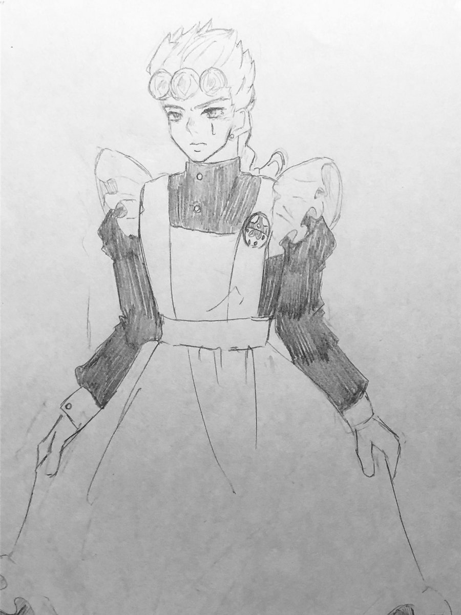 yako6210's tweet photo. メイド服🐞🍊🍓

 #jjba  #jjbafanart  #ジョジョ  #ジョルノ #ナランチャ   #フーゴ  #ジョジョの奇妙な冒険  #ジョジョラーさんと繋がりたい  #絵かきさんと繋がりたい  #絵描きさんフォロバ100 https://t.co/MRA7F82OIC
