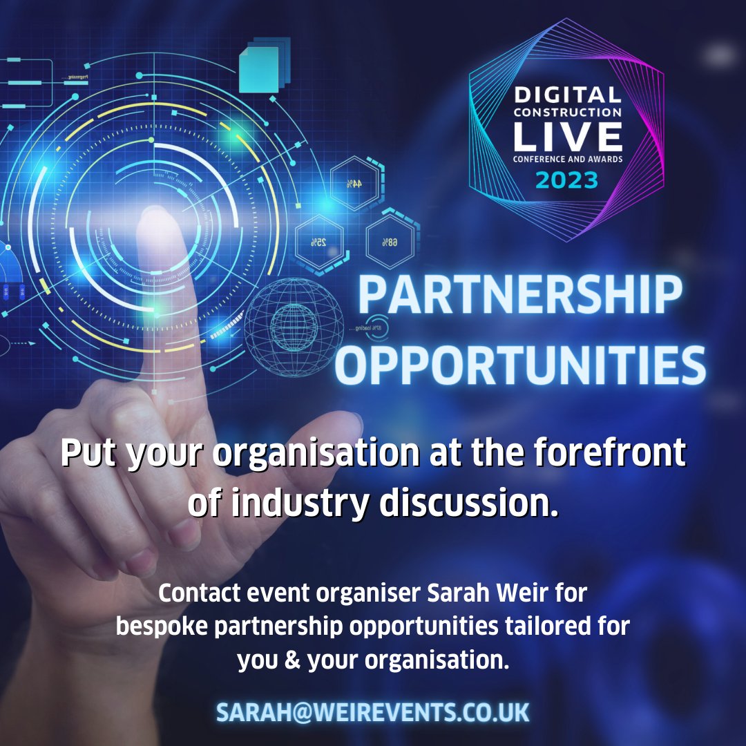 Our partnership packages will put your organisation at the forefront of the industry discussion. To check out our awards categories, click here >> bit.ly/3n4uoxu #digitalconstruction #digitisation #sponsorship