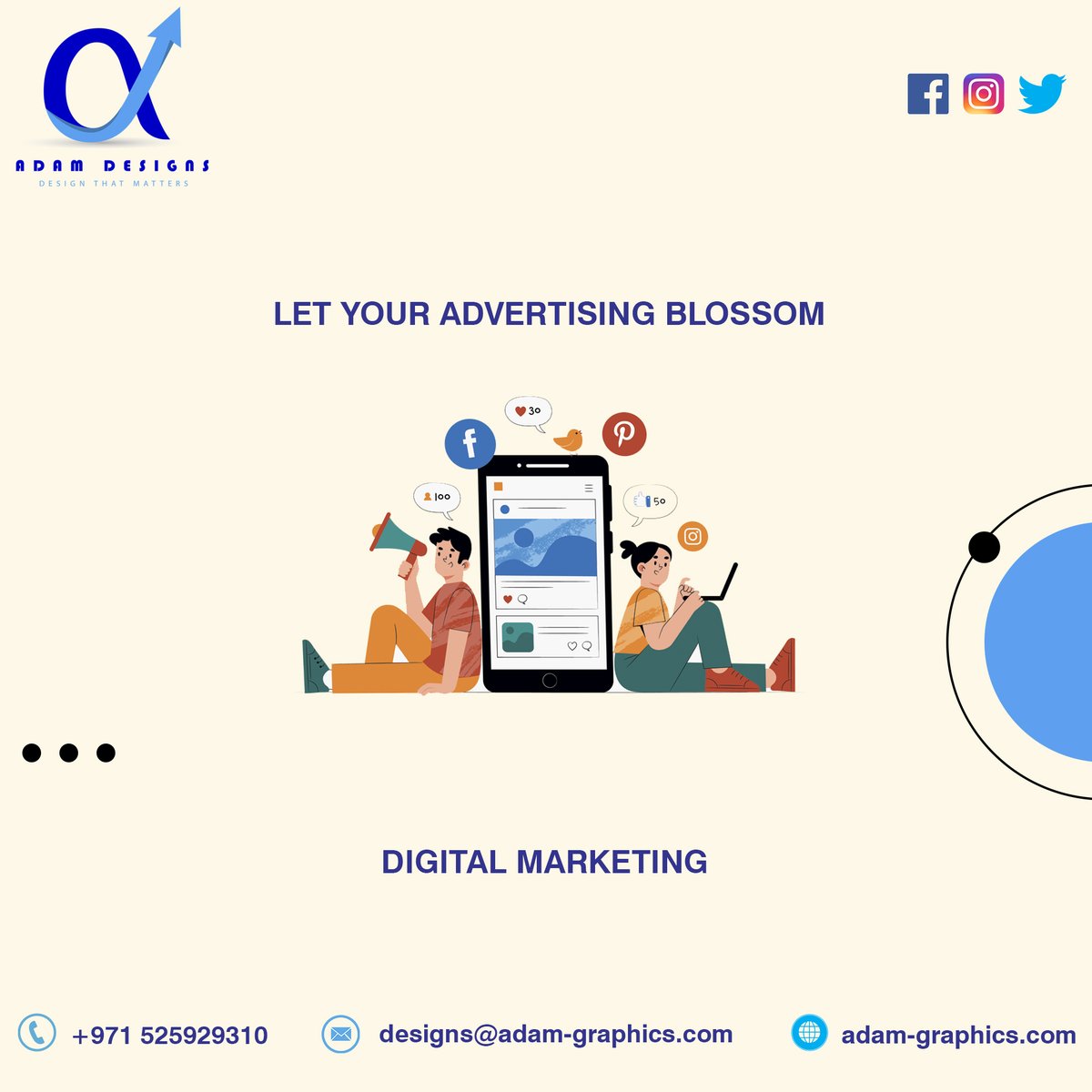 Digital Marketing

#digitamarketing #marketing #socialmedia #marketingagency #digitalmarketingservices #AdamDesign