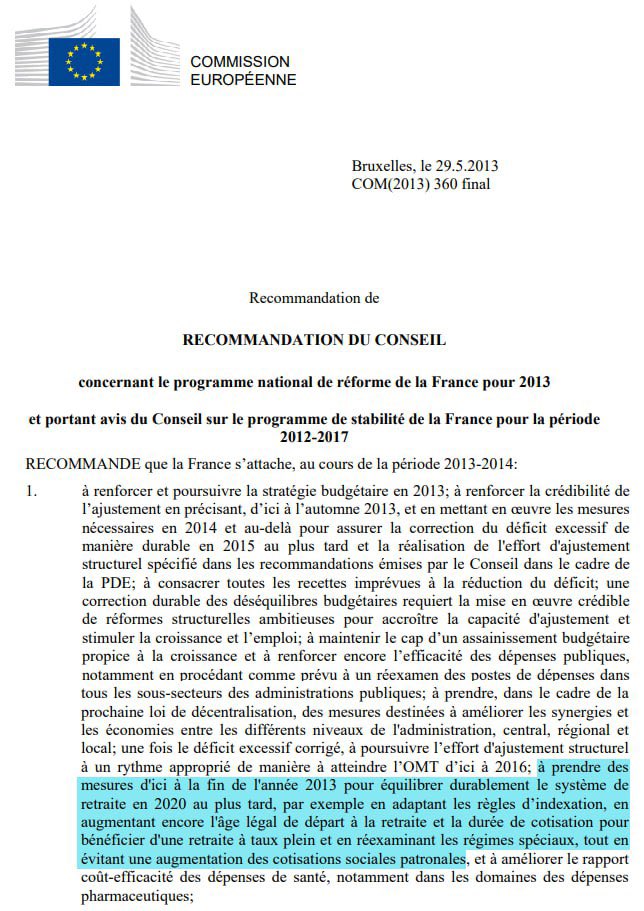 CH_Gallois's tweet photo. La #RéformeDesRetraites actuelle de report de l’âge légal à 64 ans est ignoble et injuste.

Cela dit, on oublie l’abjecte réforme Touraine (PS et EELV au pouvoir) qui a passé le nombre d’années de cotisation à 43 ans. Déjà à l’époque, c’était exigé par l’UE ! Larbins de l’UE ! https://t.co/jd2QBGdjZC