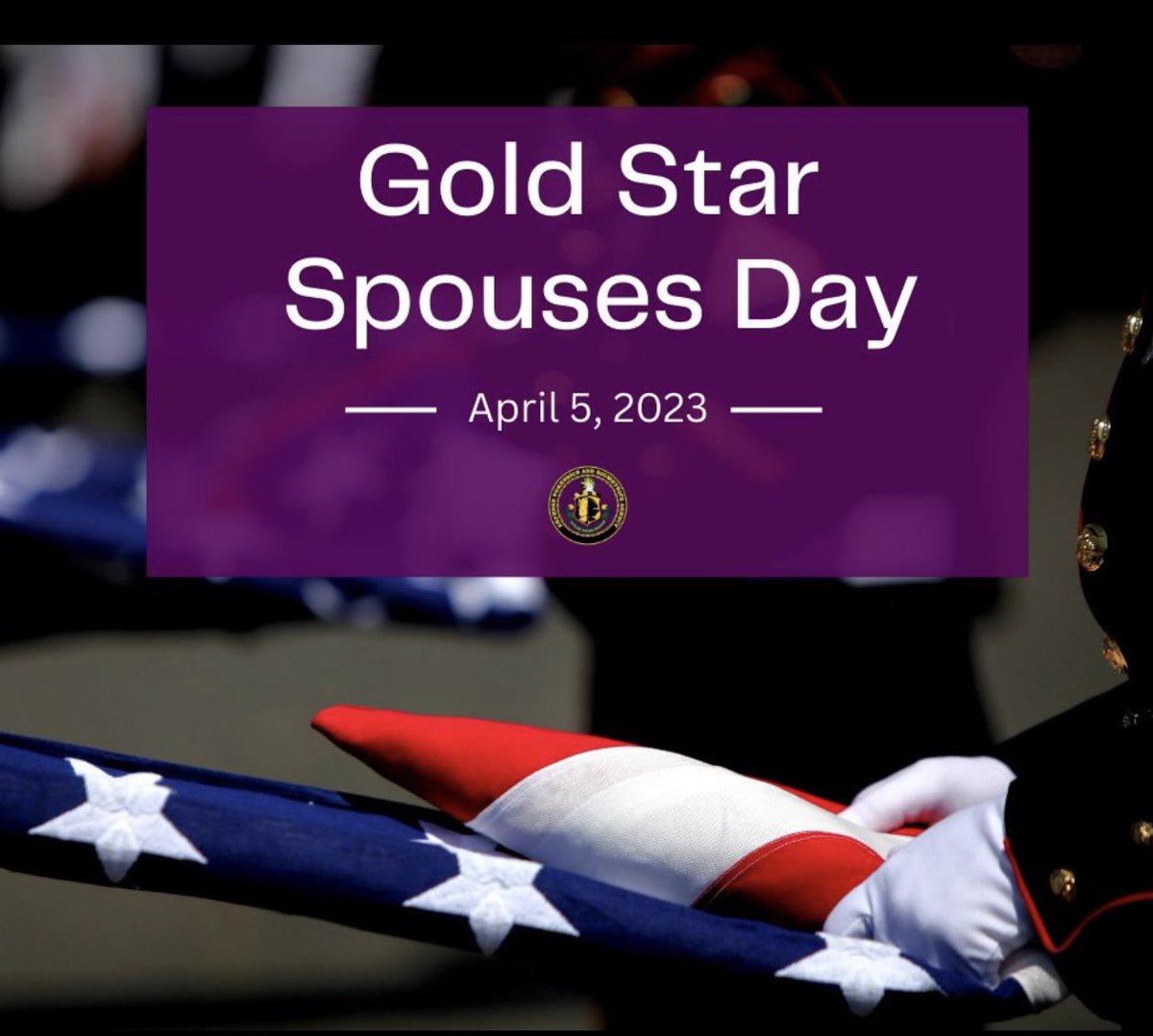 Bless the families of our fallen heroes, especially the spouses.  #NeverForget #GoldStarSpouses