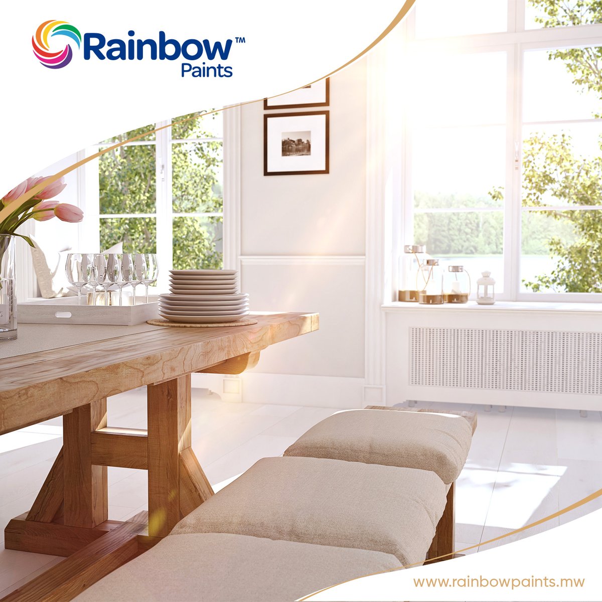 rainbowpaintsmw's tweet photo. Interiors that do not get a lot of natural light must be painted with lighter shades. Light colors reflect more light than darker ones, making a room more open and airier. 

#ColourTips #RainbowPaints https://t.co/sof2lXh2aq
