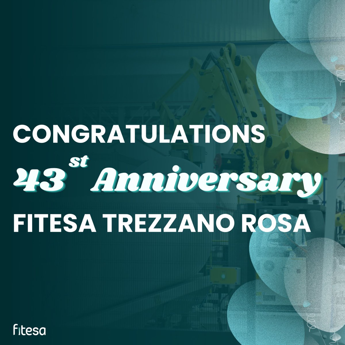In April, Fitesa Diadema (BRA) celebrates 31 years.

Congratulations to the team and to everyone who is part of this history!
#Fitesa #FitesaNonwovens  #WorkEasierLifeBetter #Sustainability #Innovation #Celebration