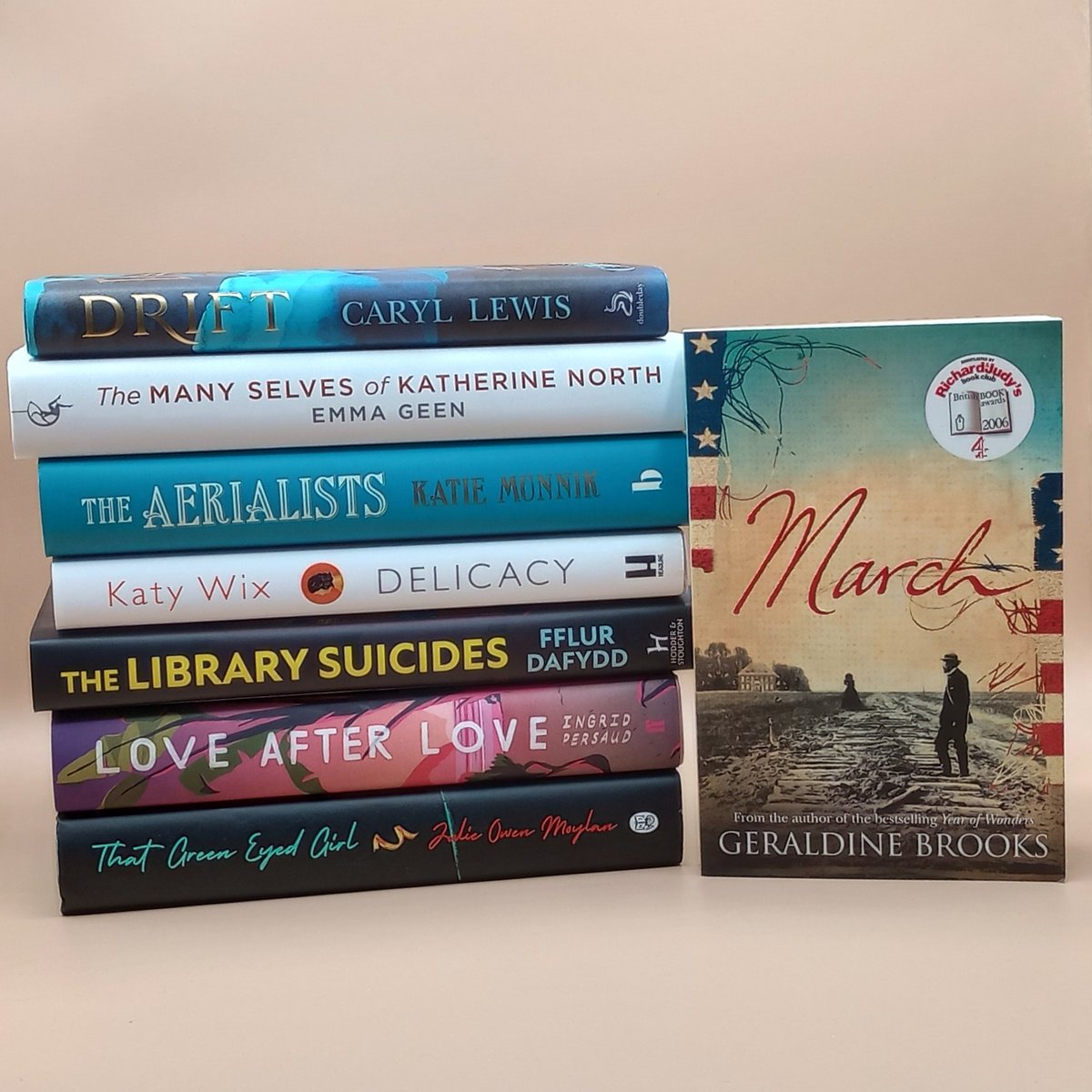 katheastman's tweet photo. March was miserable, thanks to a tooth infection which flared up, but  #ReadingWales23 #Dewithon23 helped me read 5 Welsh authors (inc. one Canadian who lives here) which helped to distract me from the pain. 
#MarchReading #readingwrapup 
 #bookswithacalendarmonthinthetitle https://t.co/aRdB8ycgkU