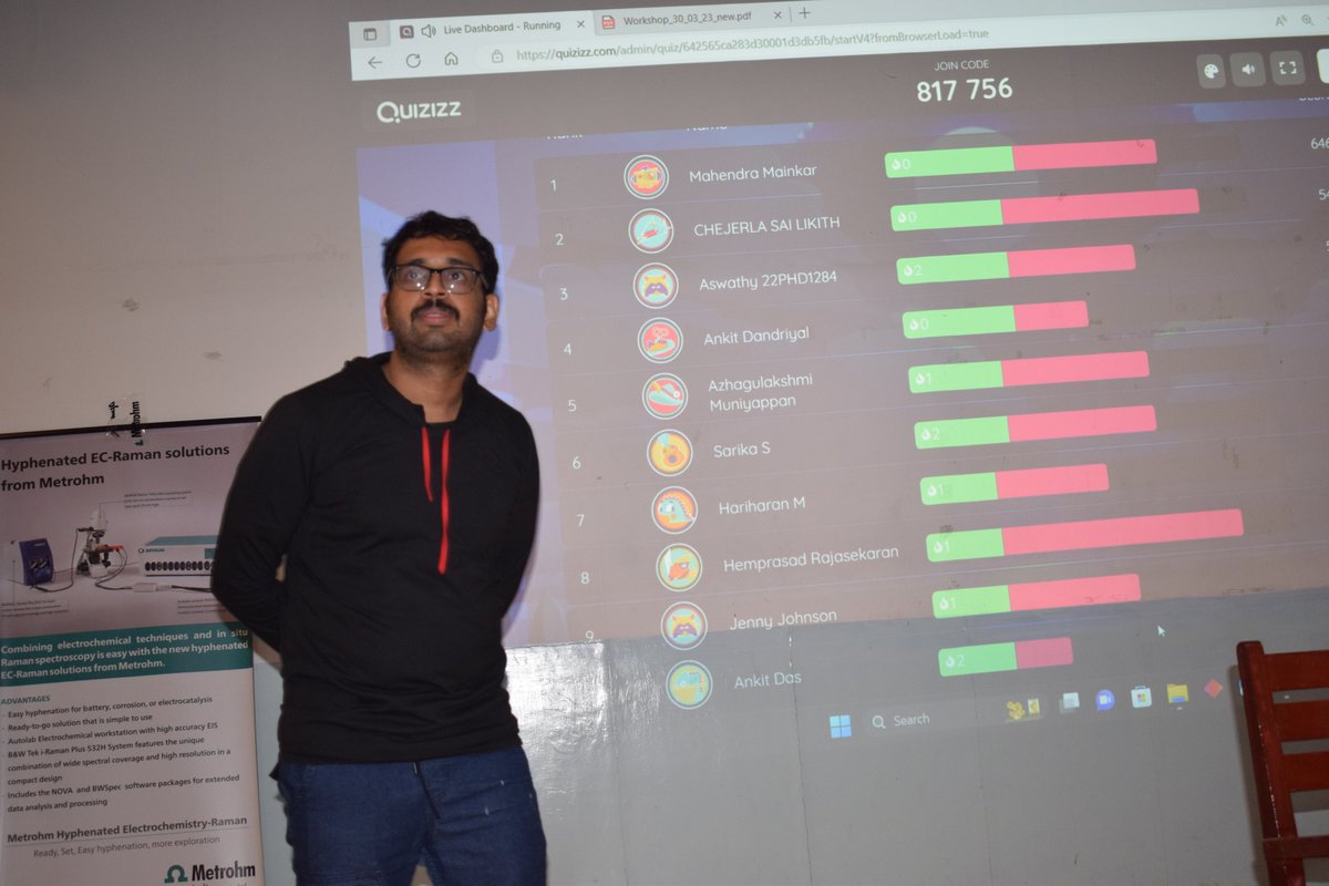 ecsiitmstudchap's tweet image. We successfully conducted &quot;International Workshop on Electrochemical Techniques for Next Generation Batteries&quot; at SRM and IITM. Special thanks to @iitmadras .  linkedin.com/posts/ecs-iitm…… linkedin.com/posts/ecs-iitm…… #IITMadras #SRM #Madras #event