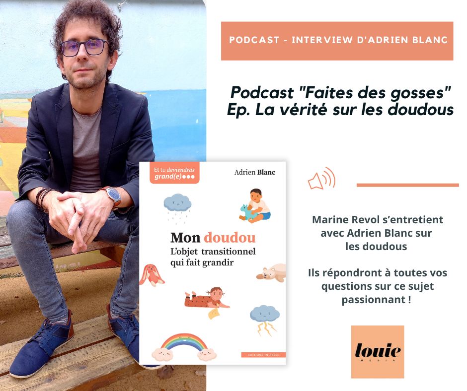 Découvrez l'interview d'Adrien Blanc "La vérité sur les doudous" dans le podcast "Faites des gosses" du 29 mars 2023.
👉Pour aller plus loin, le livre est disponible en librairie et sur notre site inpress.fr.
👉apple.co/3MiQruY

#doudou #parentalité